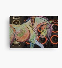 Stereo Horse Canvas Print