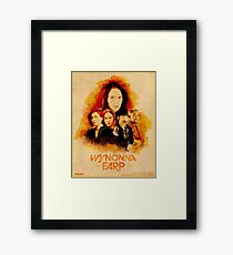 Wynonna Earp Western Style Cast Poster #2 Framed Print