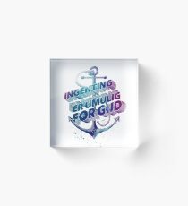 Ingenting er umulig for Gud Acrylic Block