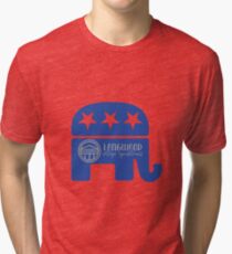Longwood University - College Republicans Tri-blend T-Shirt