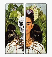 Frida Kahlo - Selbstporträt (1940) Skeleton Version Fotodruck