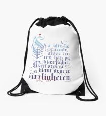 Så blir de stående Drawstring Bag