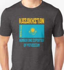 Kazakhstan - Number One Exporter Of Potassium - Borat Slim Fit T-Shirt