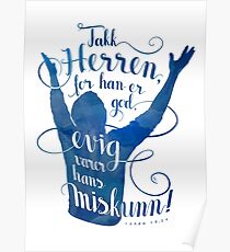 Takk Herren for han er god Poster