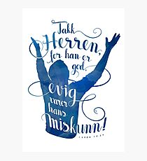 Takk Herren for han er god Photographic Print