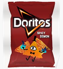Bill Cipher Demon Doritos Poster