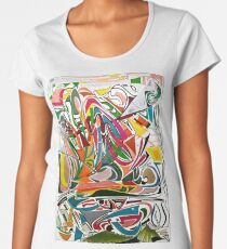 Cesar Manrique Momente 2 Premium Rundhals-Shirt