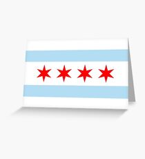 Chicago Flag Normal Greeting Card