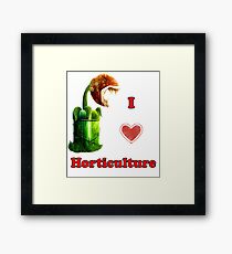 I Love Horticulture Mario Framed Print