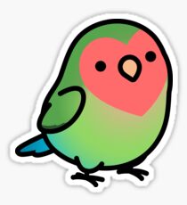Chubby Lovebird Sticker
