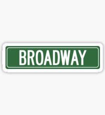 BROADWAY, NYC Sticker