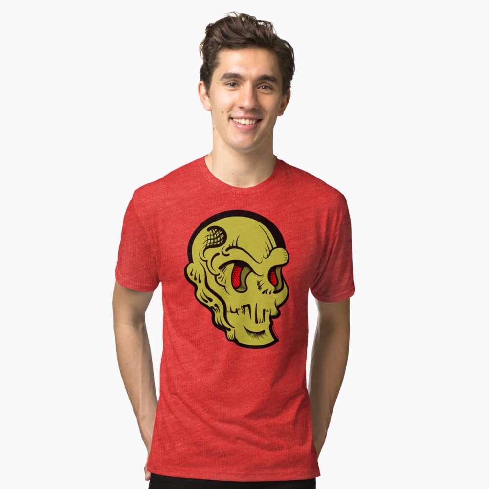 Skully Tri-blend T-Shirt