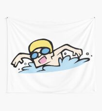 Schwimmer Wandbehang