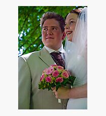 Bride & Groom Photographic Print