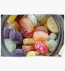 Heller & Strauss Tutti Frutti Fruchtbonbons - Made In Germany Poster