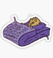 edd sleeping Sticker