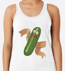Pickle Rick Racerback Tank Top