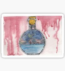 bottled up Sticker