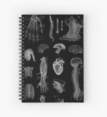 Vintage Anatomy Print Spiral Notebook
