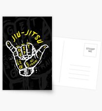 Jiu-jitsu. Go train! 2 Postcards