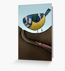 Blue Tit Greeting Card