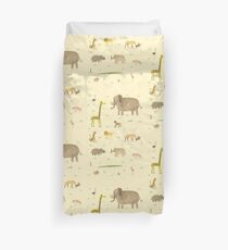 African Animals Duvet Cover