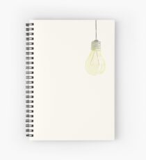 Bright Lightbulb Spiral Notebook