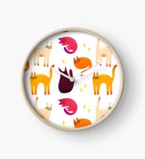 grumpy cats 1 Clock