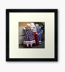 1709 Naughty corner Framed Print