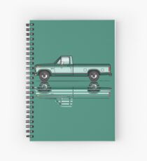 Green 80's Truck Spiral Notebook