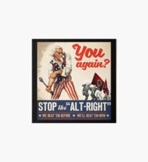 Antifa | Stop the Alt Right | Anti Trump Art Board
