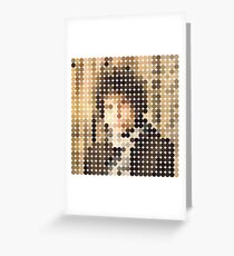 Bob Dylan, Blonde On Blonde, Benday Dots Greeting Card