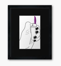 Galaxy Lighter Framed Print