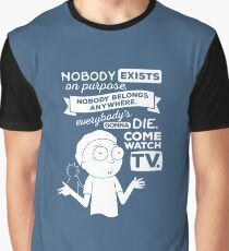 Rick and Morty Schwifty Wubba Lubba Fair Use Nobody Exists on Purpose Graphic T-Shirt