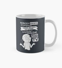 Rick and Morty Schwifty Wubba Lubba Fair Use Nobody Exists on Purpose Classic Mug