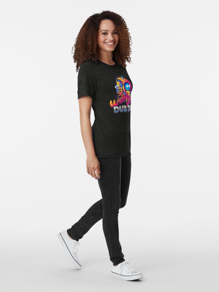 Alternate view of Rick and Morty Neon Tri-blend T-Shirt