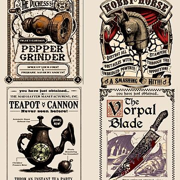  Weapons Cards- Alice Madness Returns Photographic