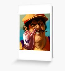 Wario Greeting Card