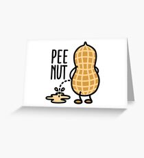 Pee-nut Greeting Card