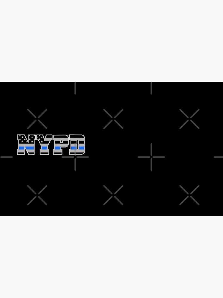 NYPD Thin Blue Line - American Police Flag by CentipedeNation