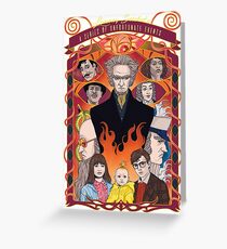 A Series of Unfortunate Events Greeting Card