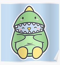 Piki is a Dinosaur Poster