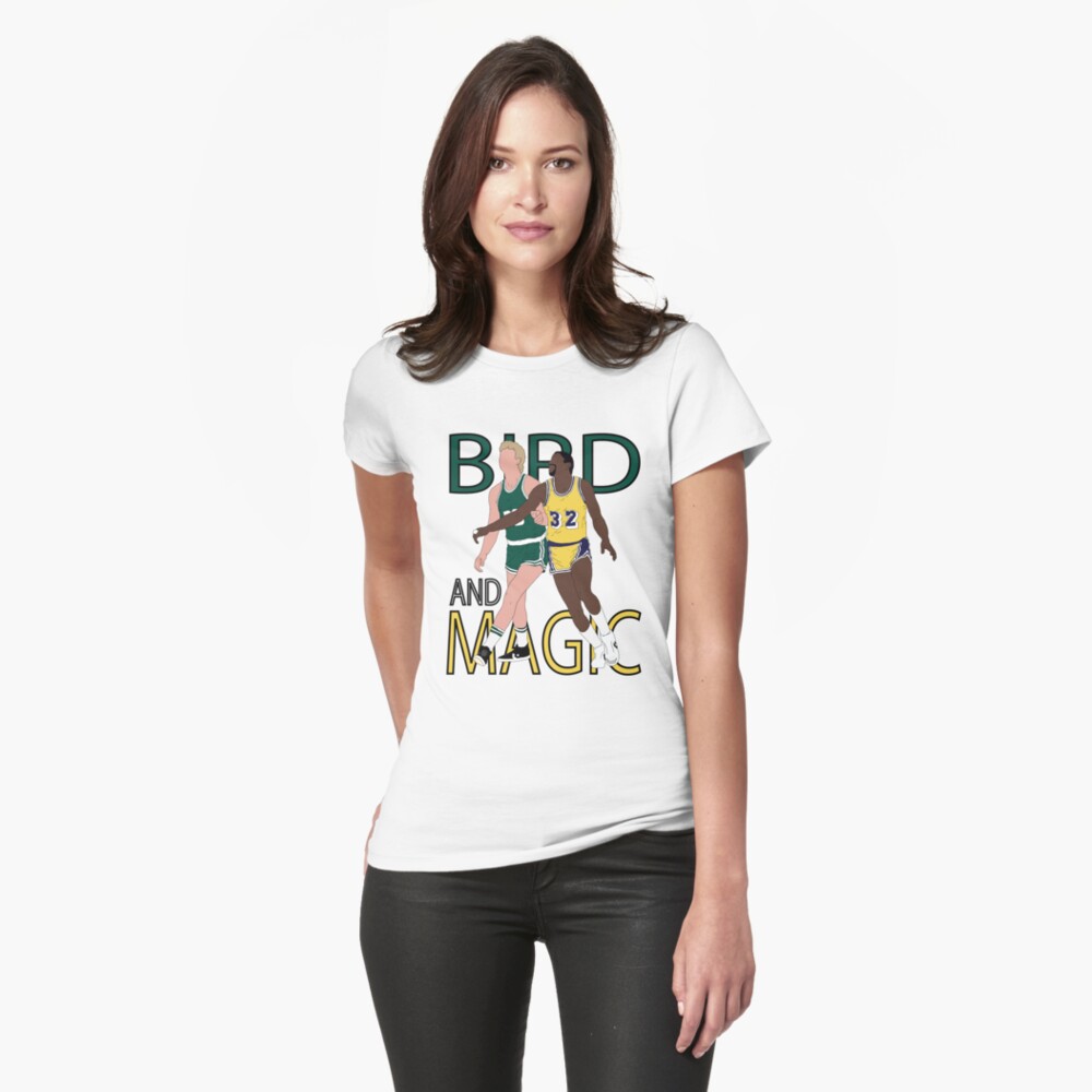 magic johnson larry bird t shirt