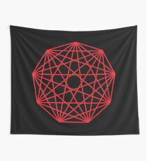 Verbundene Nonagon-Form Wandbehang