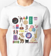 Parks and Rec Flatlay Unisex T-Shirt