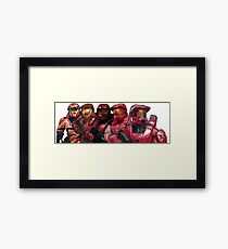 Sarge Red Vs Blue Framed Print