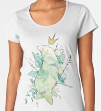 Polar bear king Premium Scoop T-Shirt