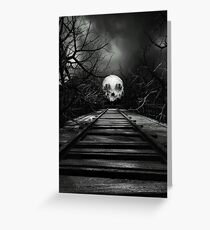 End of the Line Greeting Card