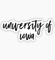 University of Iowa Sticker