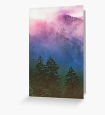 MISTY MOUNTAINS Greeting Card
